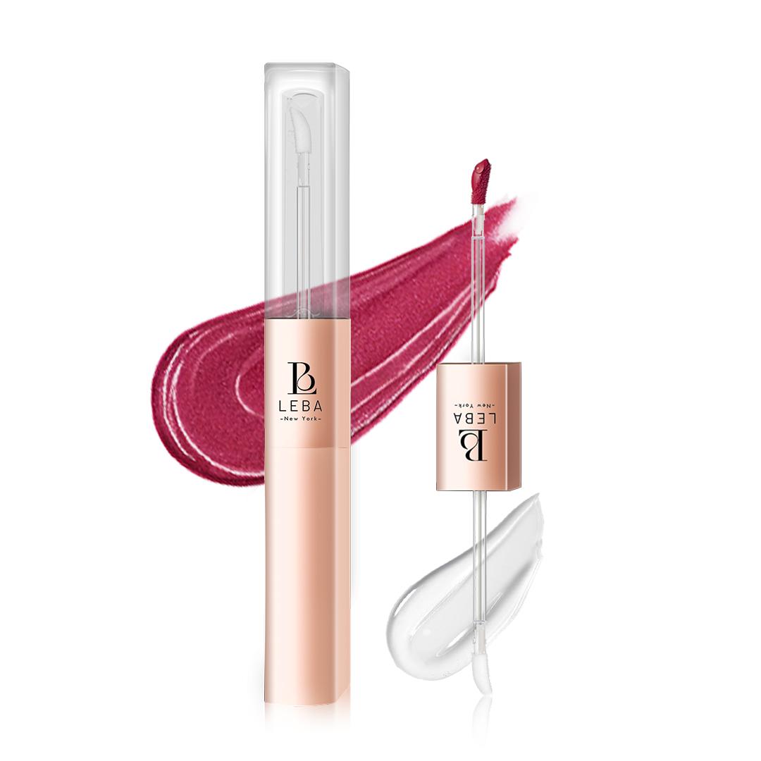 Color-Locking Dual-Ended Lip Gloss, LEBA Makeup