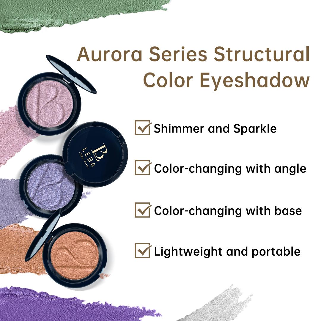 Aurora Series Structural Color Eyeshadow, LEBA Makeup